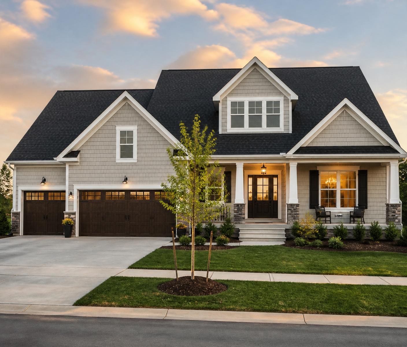 Beautiful home with newly installed shingle roof